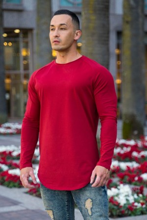 Prime Picks YoungLA Shirts For Him Long Sleeves Apparel Red Small - YoungLA  Winnipeg Downtown